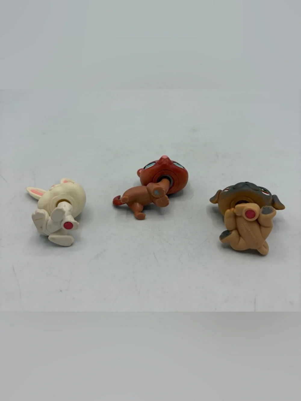 Authentic LPS Littlest Pet Shop Figure Brown Ferret #334 Pug #2 Rabbit #3